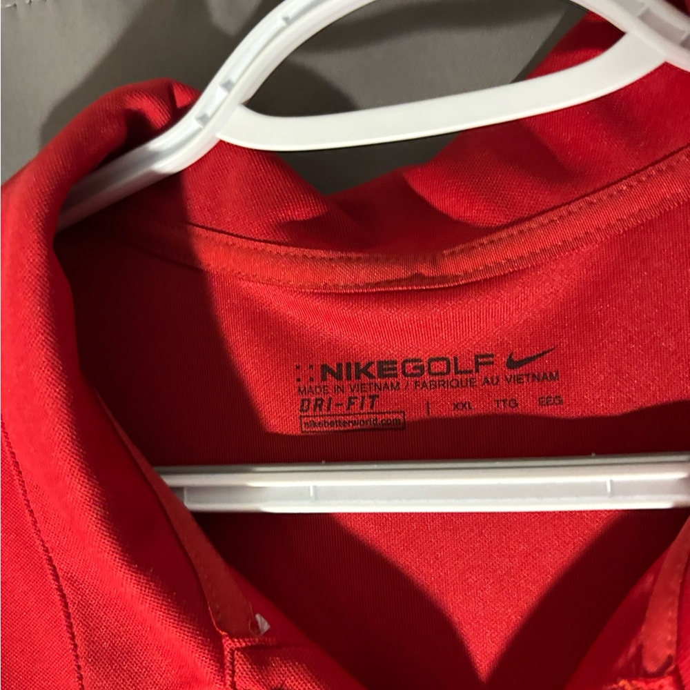 Nike Red and Black Polo Shirt - Picture 4 of 4